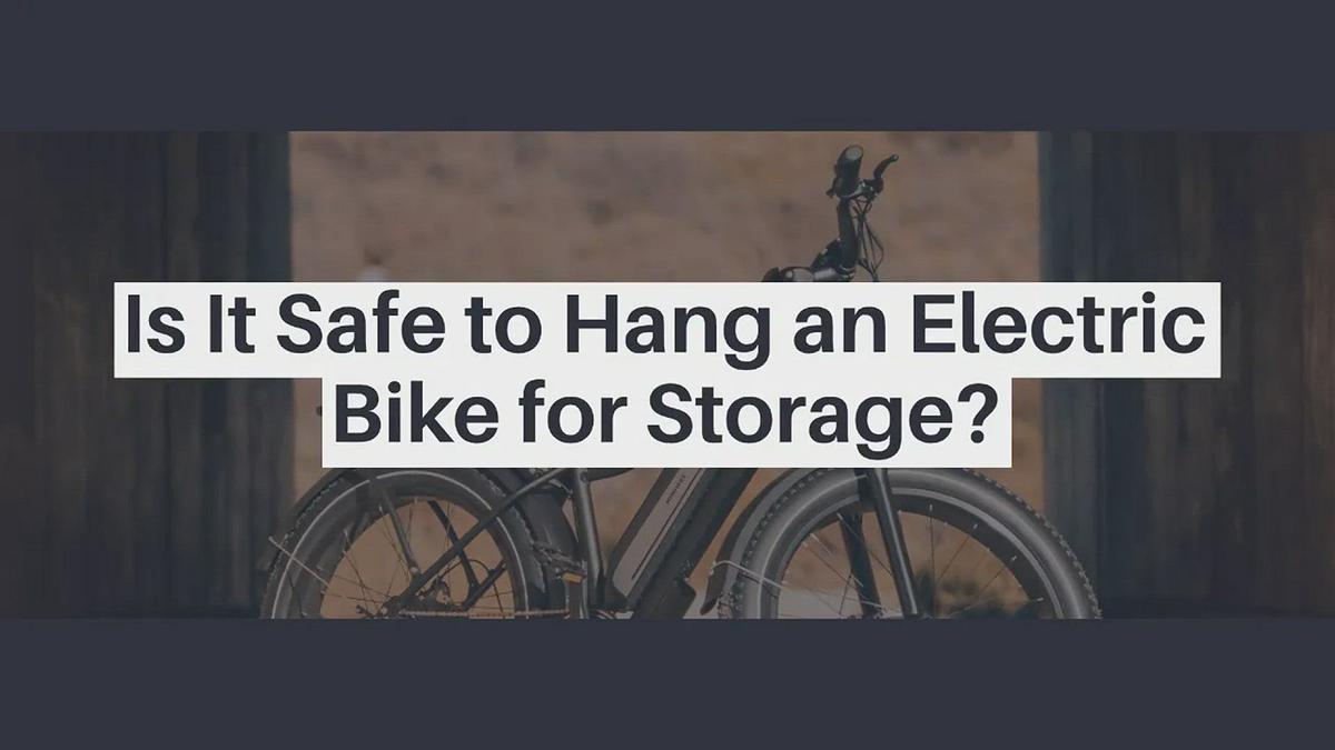 'Video thumbnail for Is It Safe to Hang an Electric Bike?'