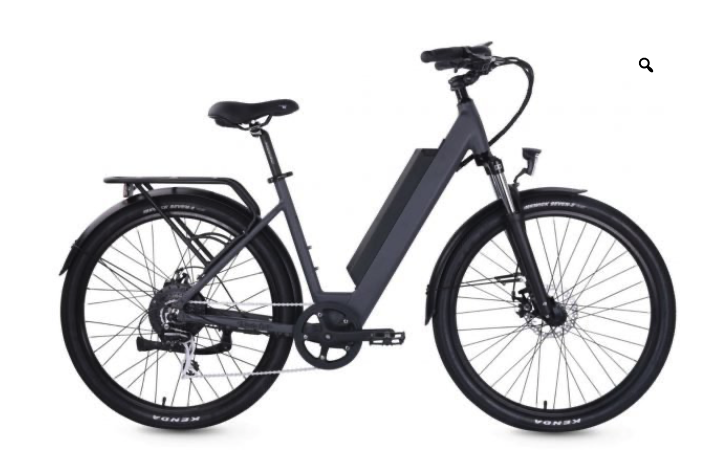 An E-bike model with a really short step-through.