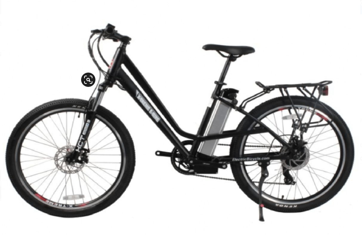 Built to hold overweight individuals, this electric mountain bike costs less than others