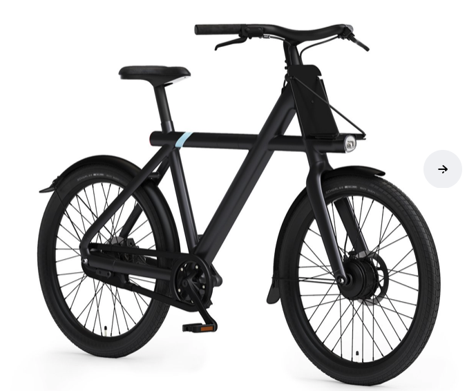 Black X3 Electric Bike from VanMoof Brand Bikes