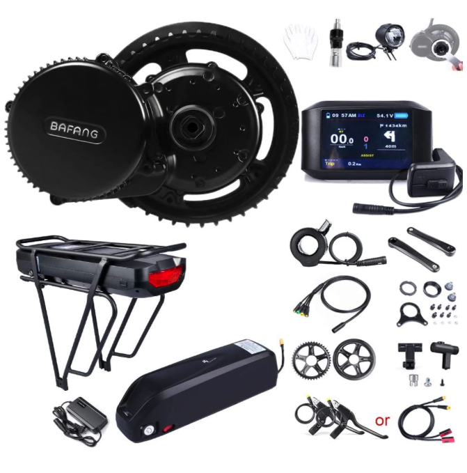 parts included in the Bafang E-Bike Conversion Kit