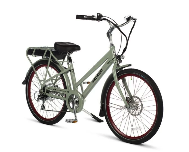 the Pedego City Commuter Electric Bike is one of the best electric bikes for tall people