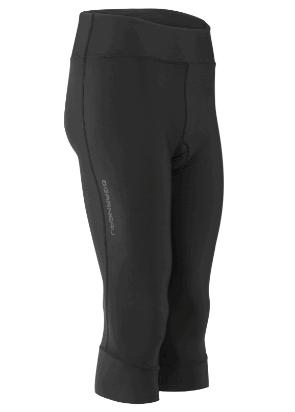 All black cycling capris for women