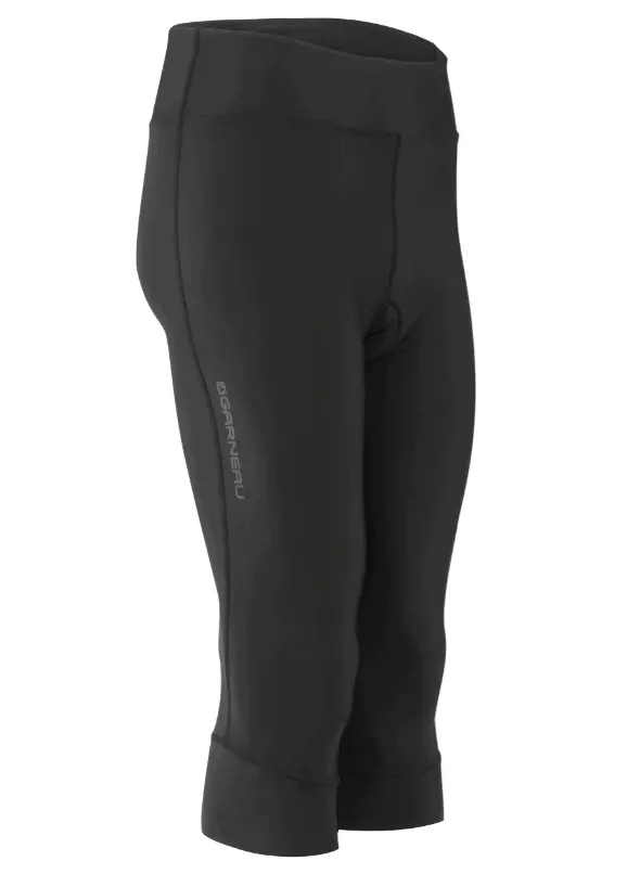 All black cycling capris for women