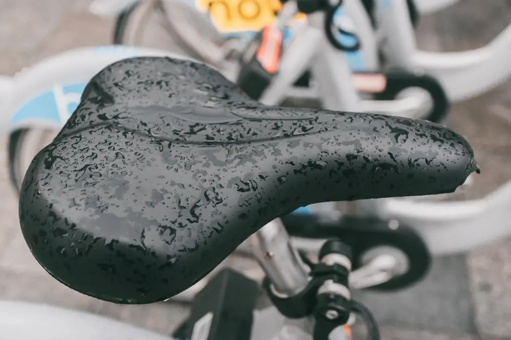 Wet E-Bike seat