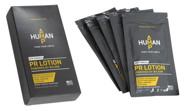 Amp Human PR Lotion Box of 5 Packets