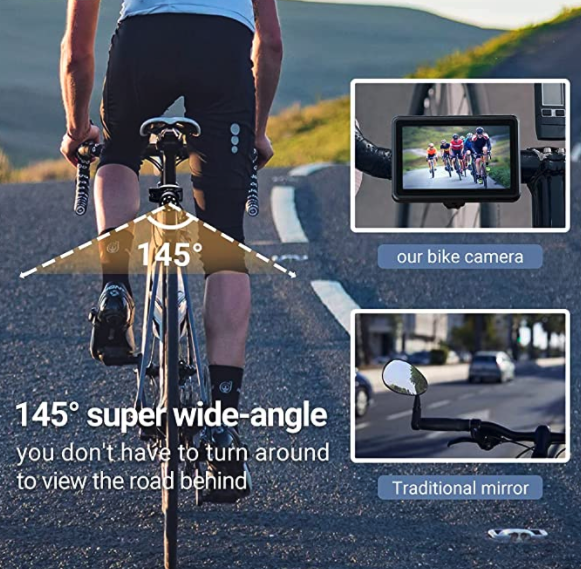 FEISIKE Handlebar Bicycle Rear View camera with Night Vision