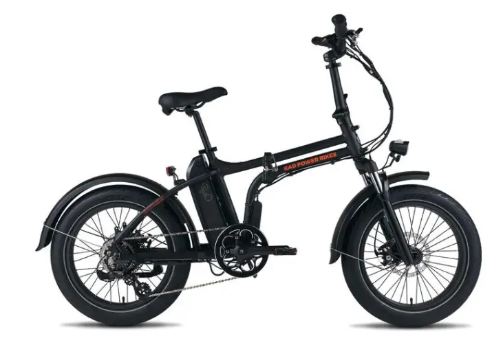 Best Folding E-Bike RadMini Foldable E-Bike with 3 inch wide tires