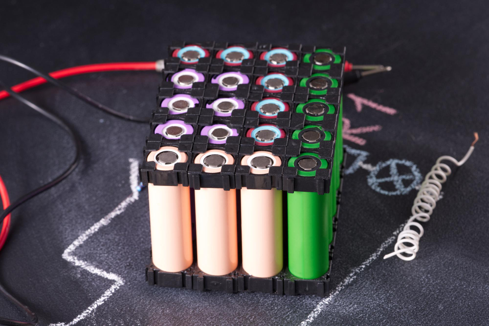 multiple battery cells in a battery pack
