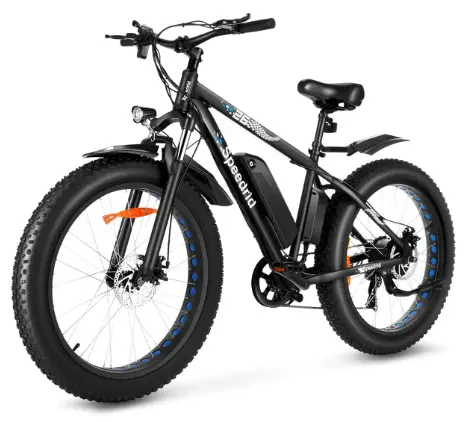 Blck Ancheer Speedrid 26 Fat Tire E-Bike