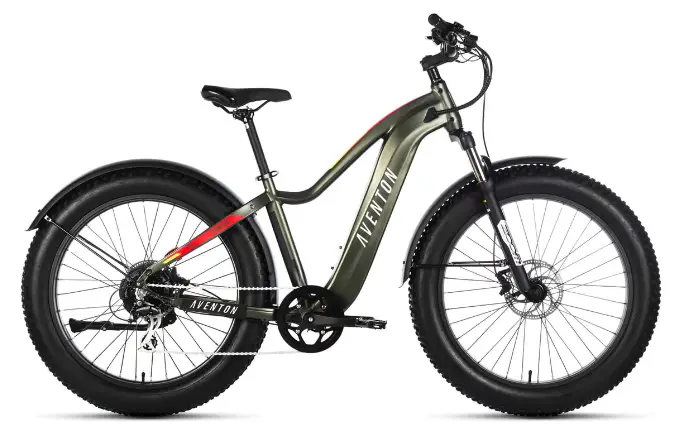 green Aventon Aventure Electric Bike