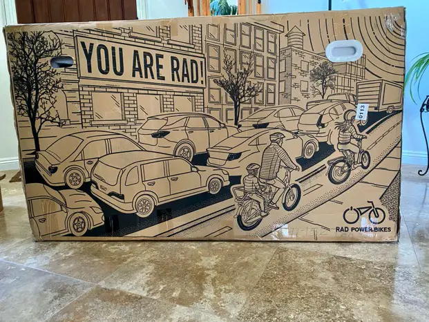 Rad Power Bikes Shipping Box