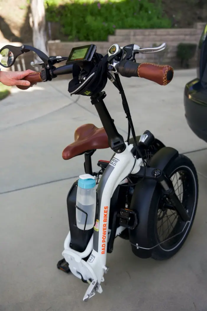 RadMini E-Bike Folded Up