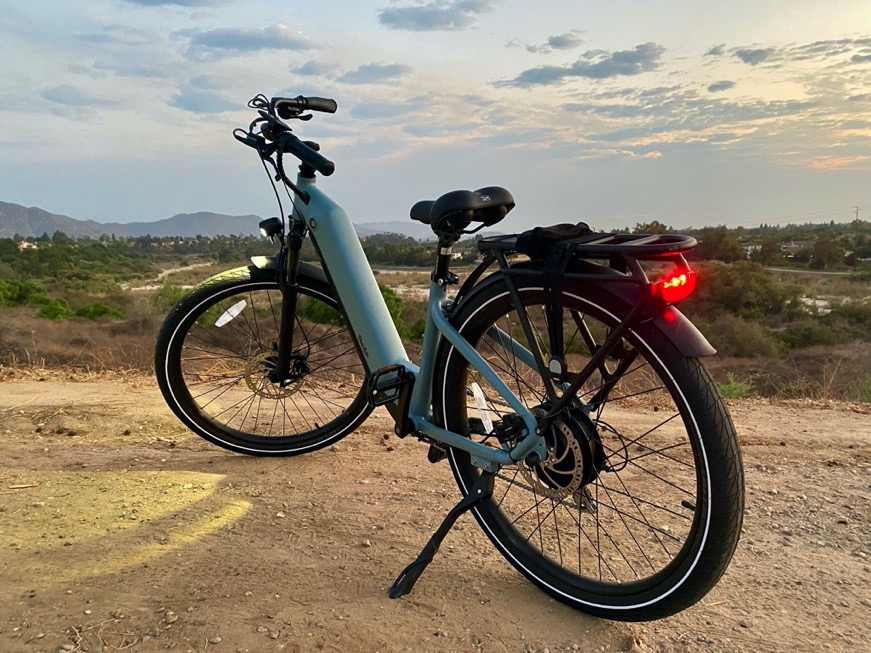 700 Series electric bike in the sunset