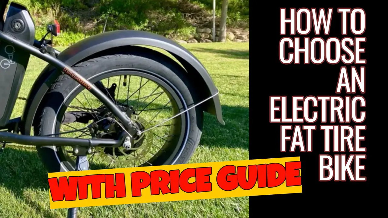 How to Choose an Electric Fat Tire Bike