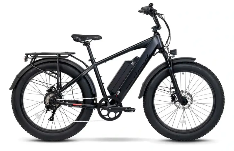 black e-bike