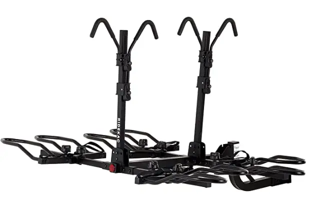 KAC K4-RT 2 Hitch Mounted Rack 4-Bike Fat Tire