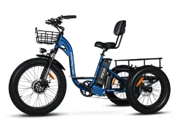 Addmotor M-340 Electric Fat Trike in Blue