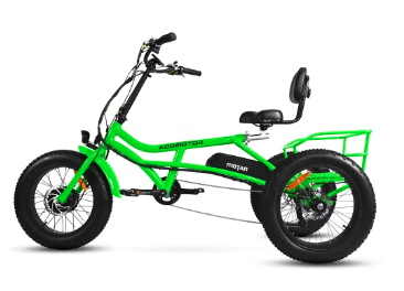 Bright Green Addmotor Semi-Recumbent E-Trike M-360