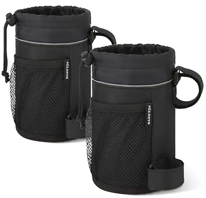 2 Pack black Bike Cup Holder