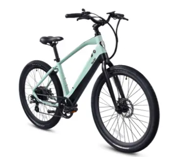 light green Ride1Up Core 5 Electric Bike