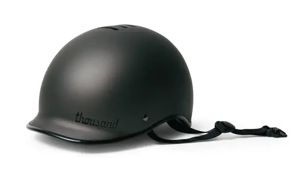 Thousand Helmets Heritage Bike Helmet in Stealth Black