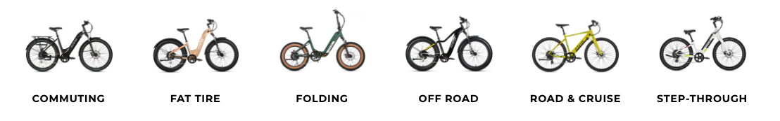 Types of electric bike models from Aventon
