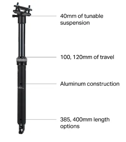 Coast Suspension Dropper IR Seat post from Backcountry