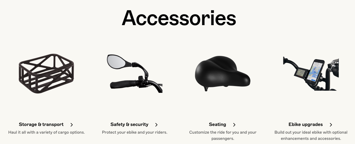 different types of accessories