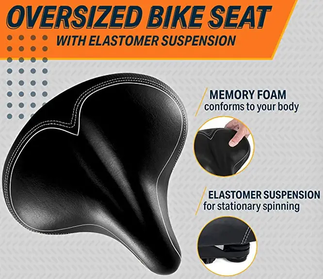 black bike seat