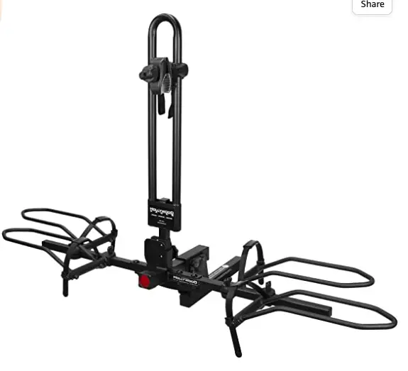 Hollywood Racks RV Rider HR1700 2 Hitch Mounted E Bike Rack for RVs