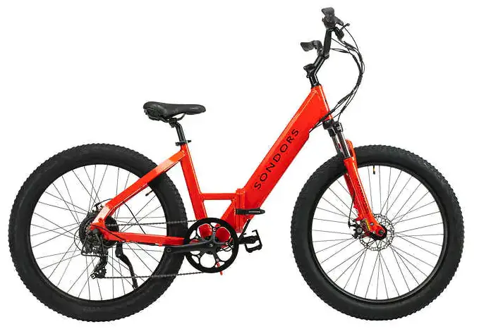 Red SONDORS Smart Step LTD Electric Bike Costco