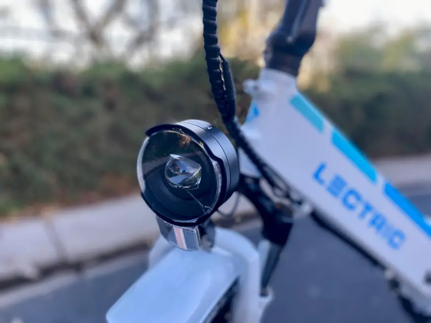 Closeup of Lectric XP 3.0 Big Headlight