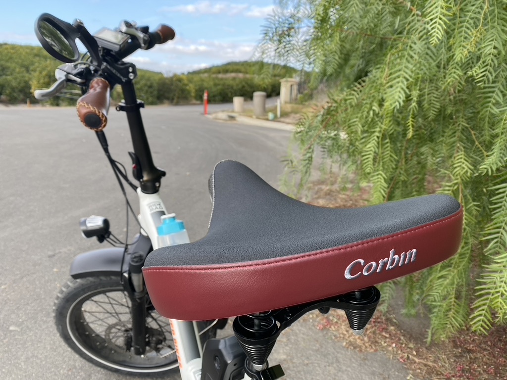 Corbin Seat on an Electric Bike