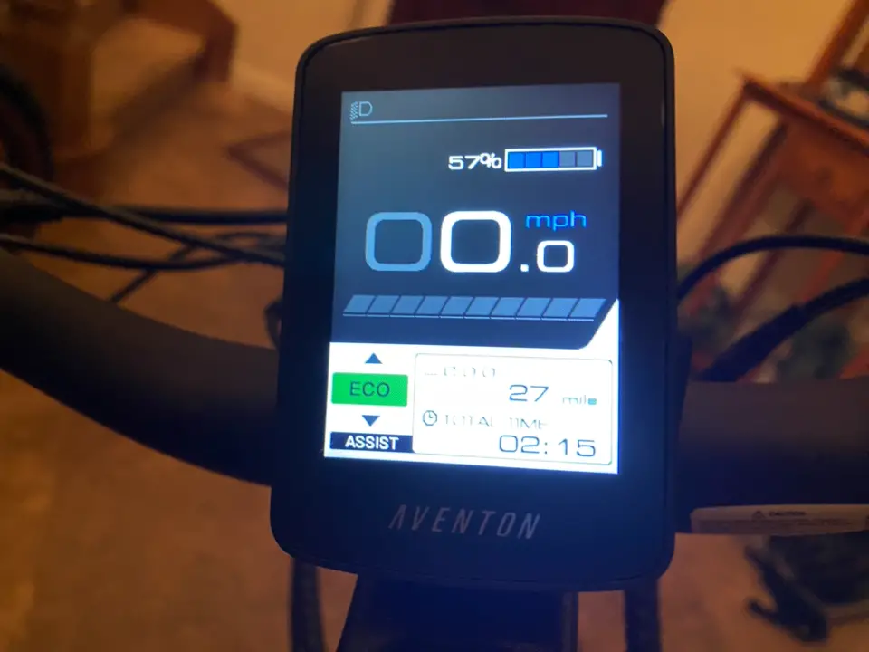 Aventon Aventure 2 Display Eco Mode