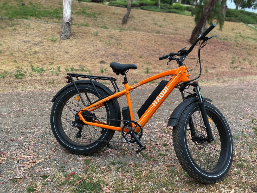 Haoqi Leopard Pro Electric Bike in Bright Orange