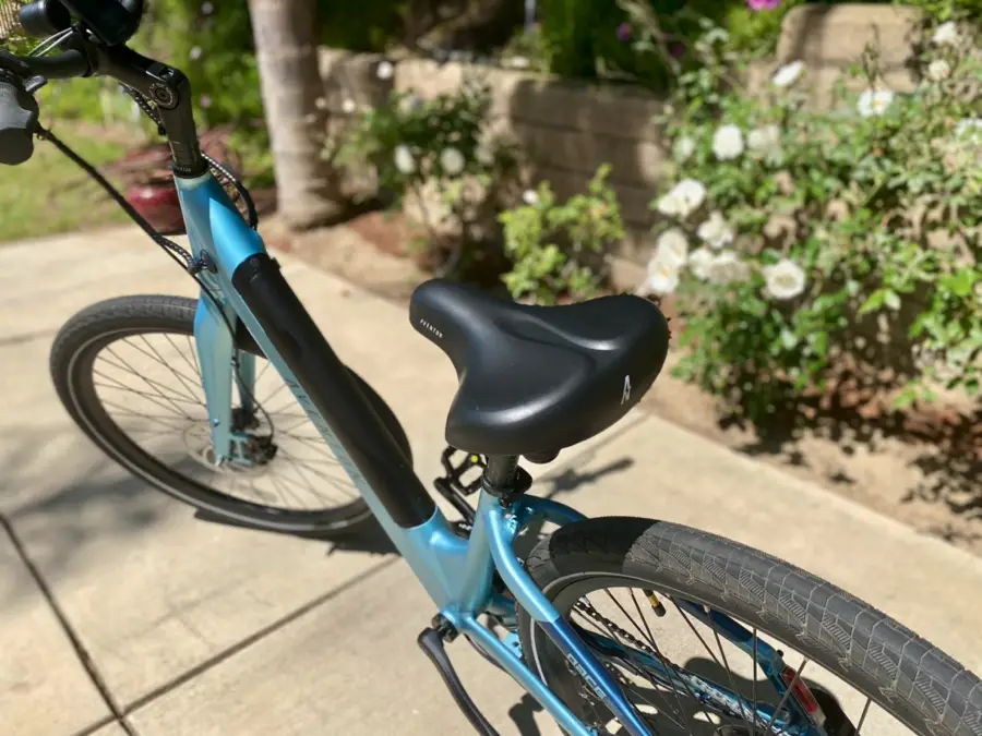 Top view of Aventon Pace 500.3 electric bike