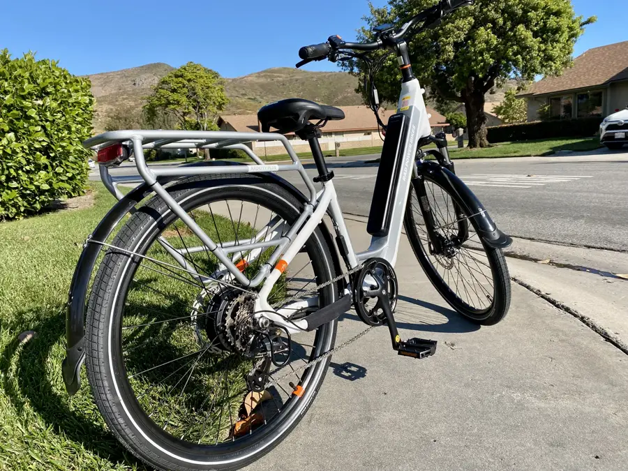 Rad City 5 Plus City Electric Bike with cargo rack