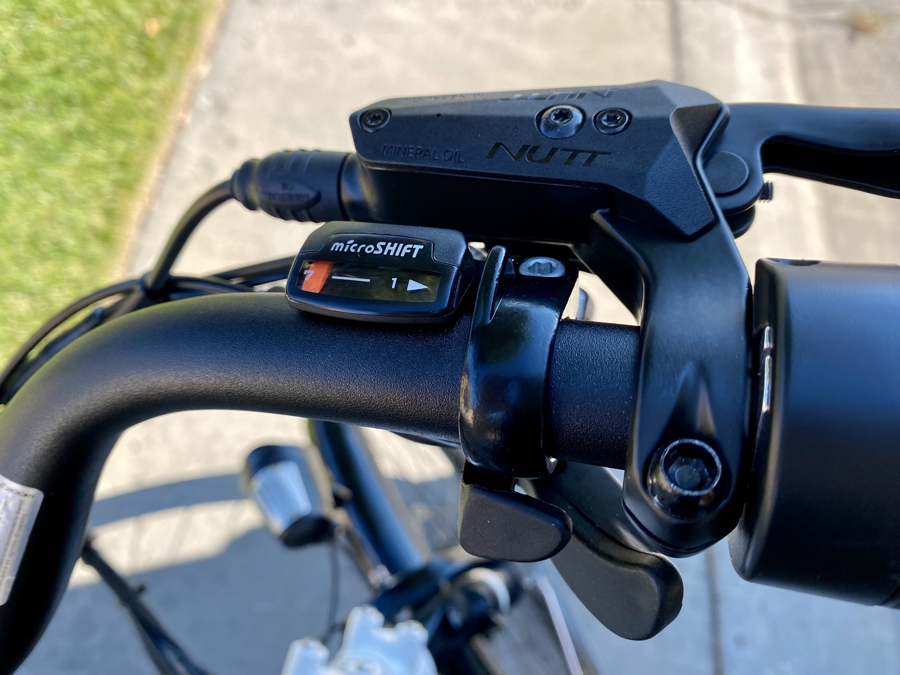 Microshift Gears on Rad City e-bike