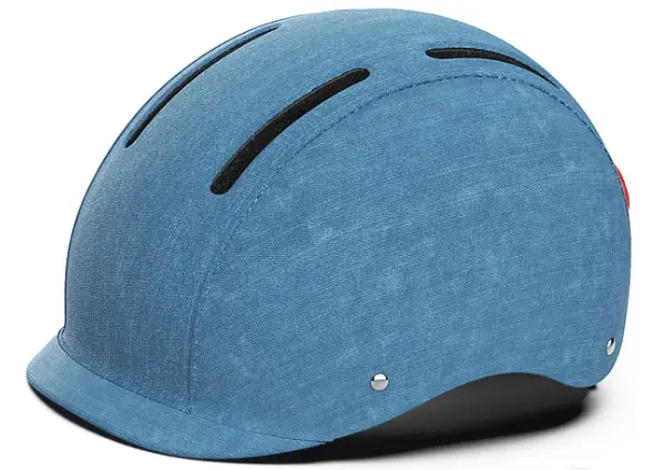 Blue Ice Denim Bike Helmet