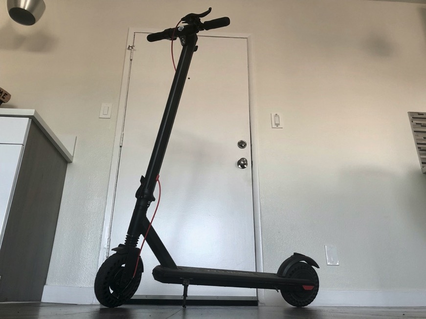 Pedal free electric scooter